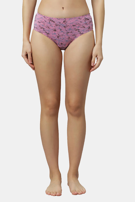 Red Rose Medium Rise Full Coverage Hipster Panty (Pack of 3) - Multicolor — image 3